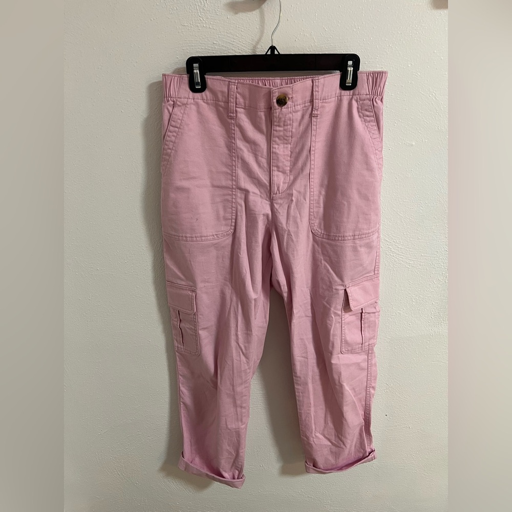 Old Navy Pink Cargo Pants MEDIUM